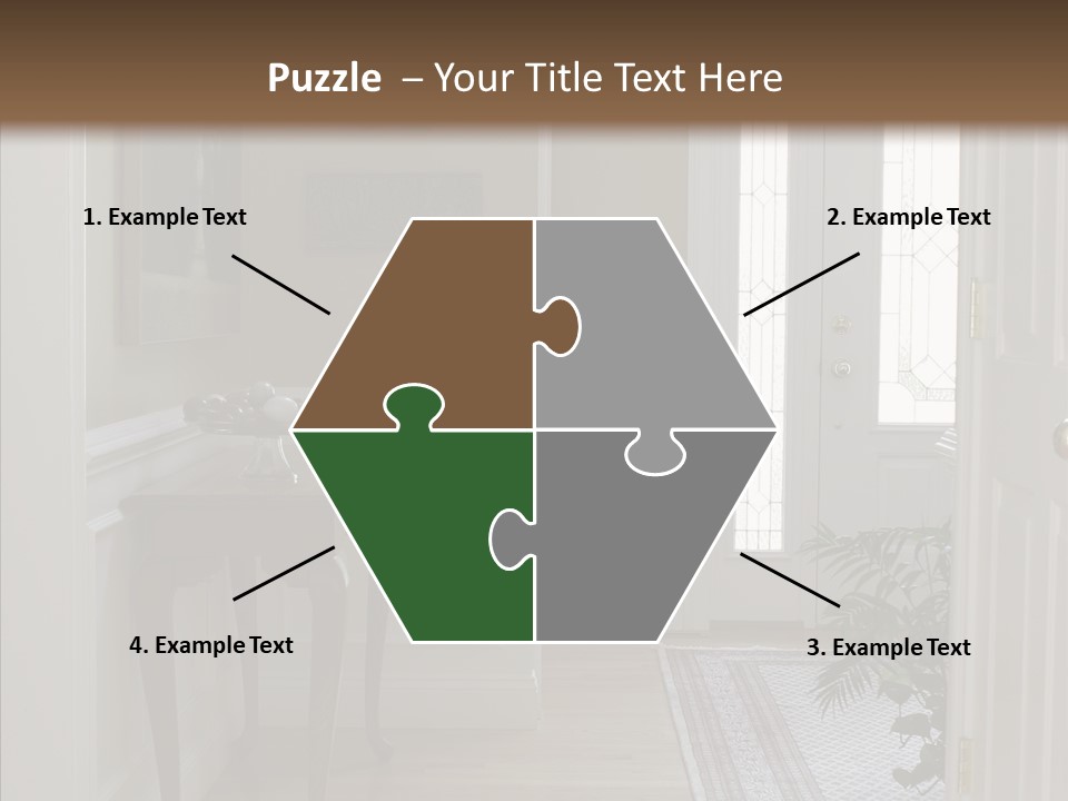 Door Architecture Apartment PowerPoint Template