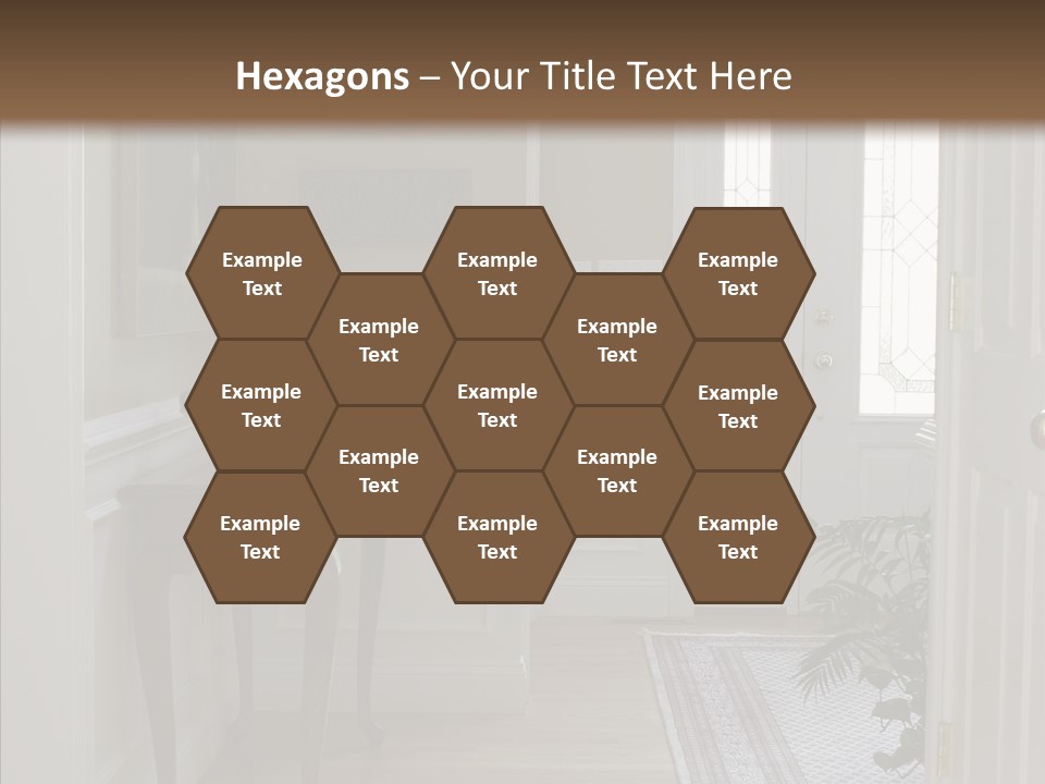 Door Architecture Apartment PowerPoint Template