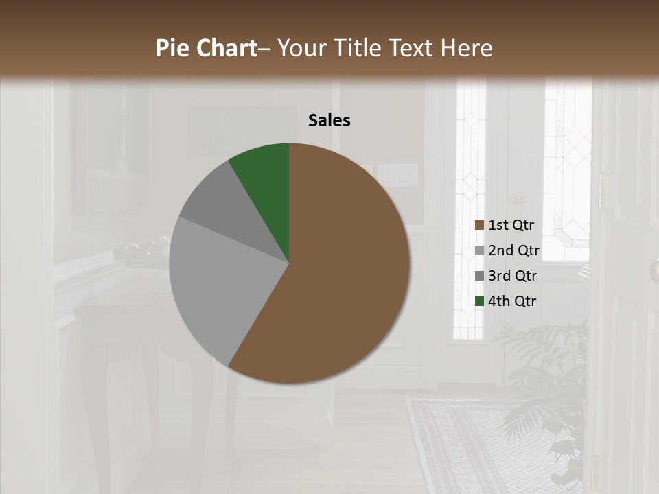 Door Architecture Apartment PowerPoint Template