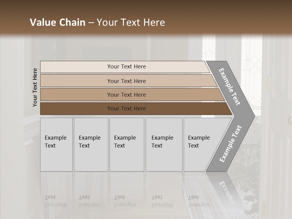 Door Architecture Apartment PowerPoint Template
