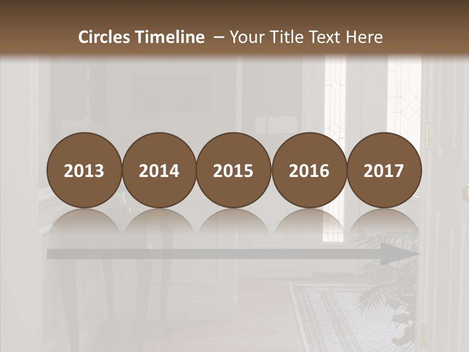 Door Architecture Apartment PowerPoint Template