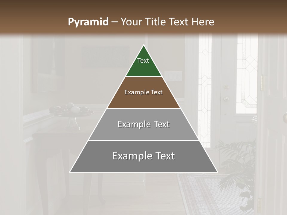 Door Architecture Apartment PowerPoint Template