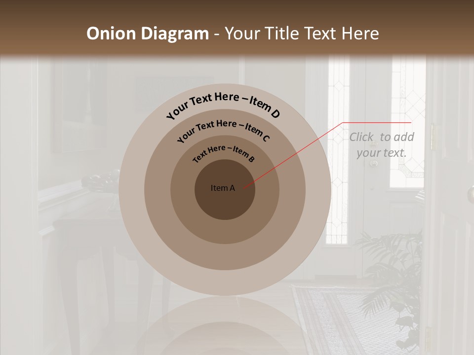 Door Architecture Apartment PowerPoint Template