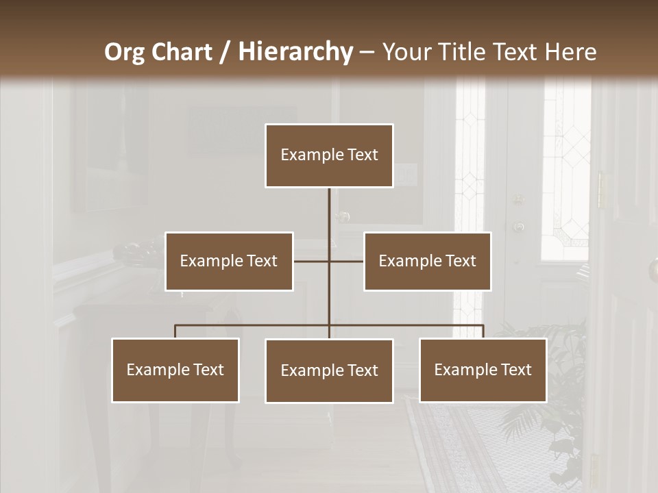 Door Architecture Apartment PowerPoint Template