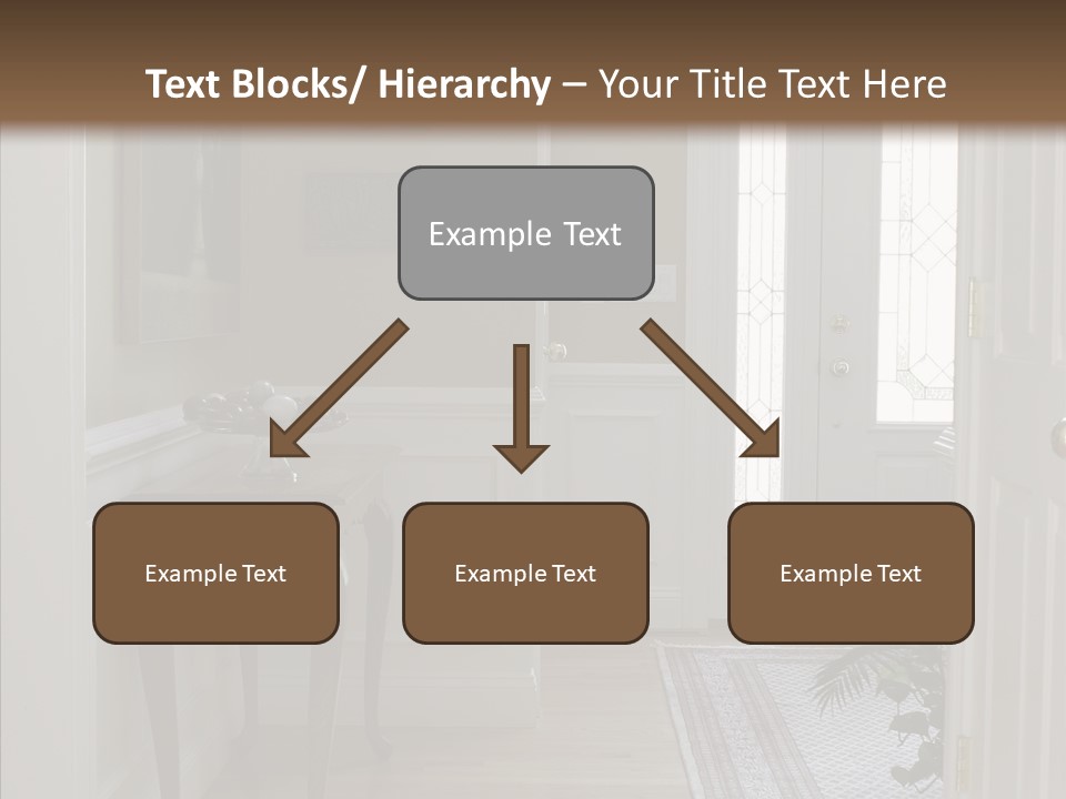 Door Architecture Apartment PowerPoint Template