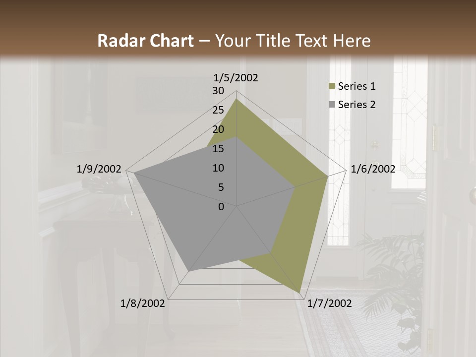 Door Architecture Apartment PowerPoint Template