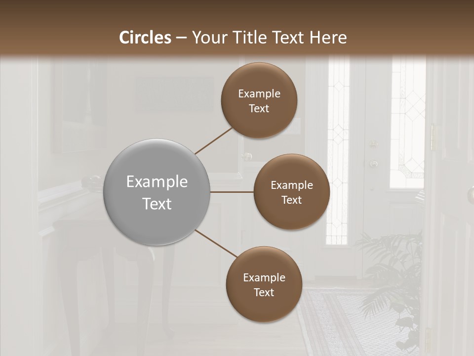 Door Architecture Apartment PowerPoint Template