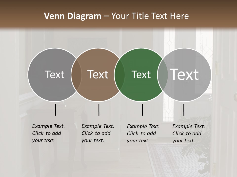 Door Architecture Apartment PowerPoint Template