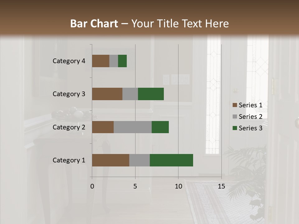 Door Architecture Apartment PowerPoint Template