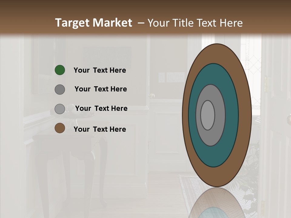 Door Architecture Apartment PowerPoint Template