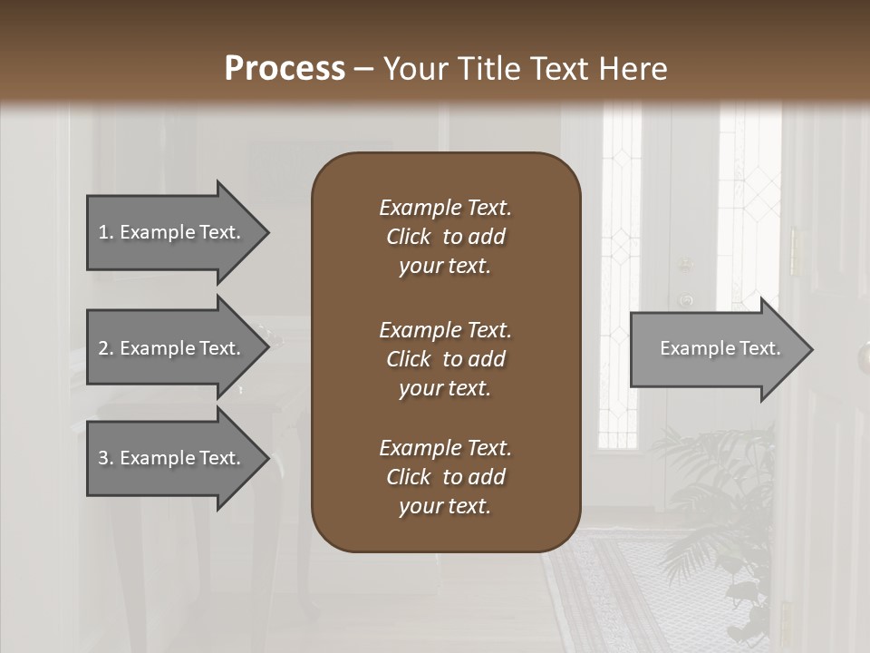Door Architecture Apartment PowerPoint Template