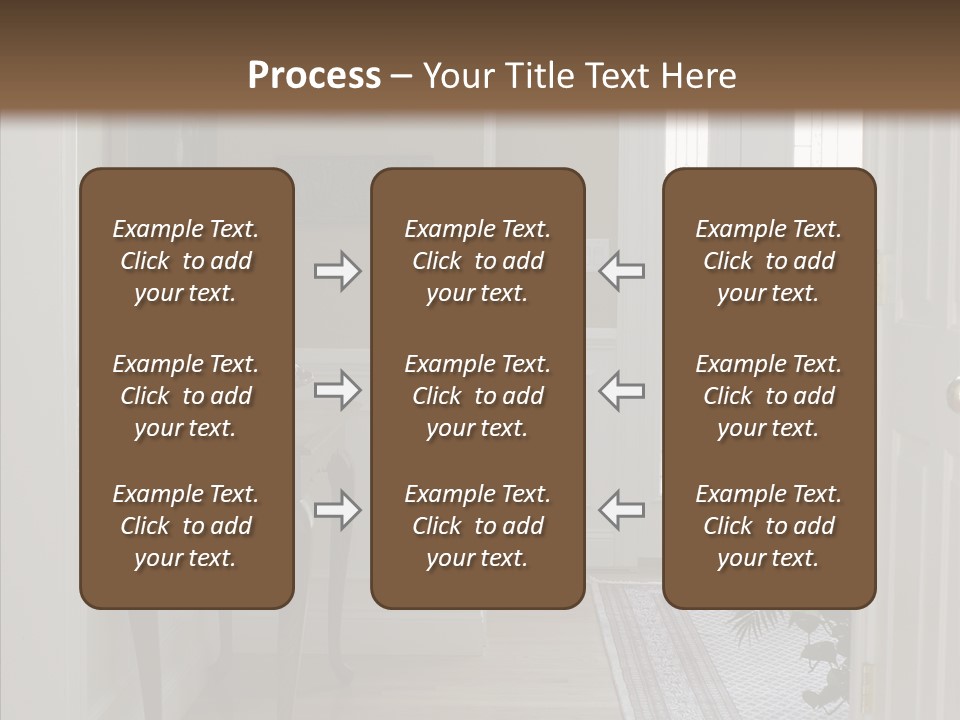 Door Architecture Apartment PowerPoint Template
