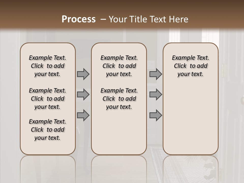 Door Architecture Apartment PowerPoint Template