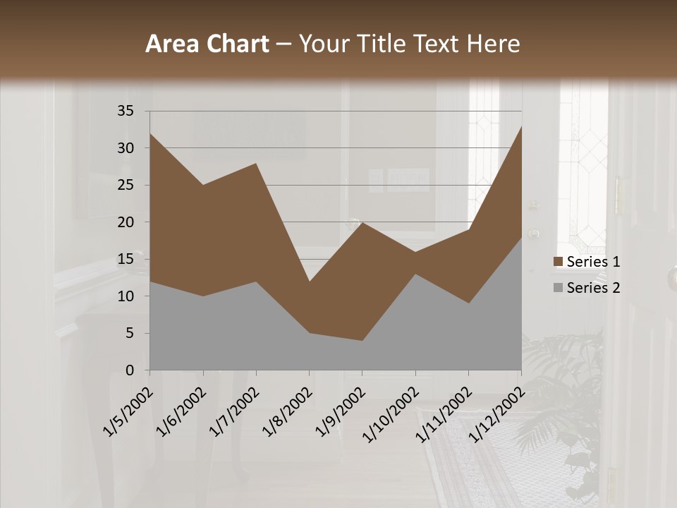 Door Architecture Apartment PowerPoint Template