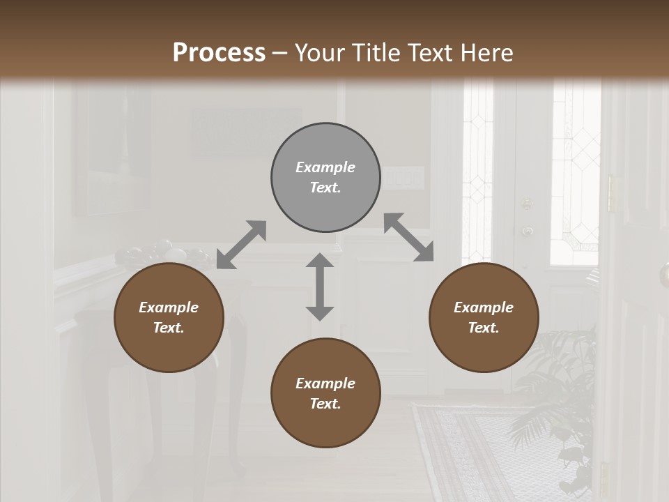 Door Architecture Apartment PowerPoint Template