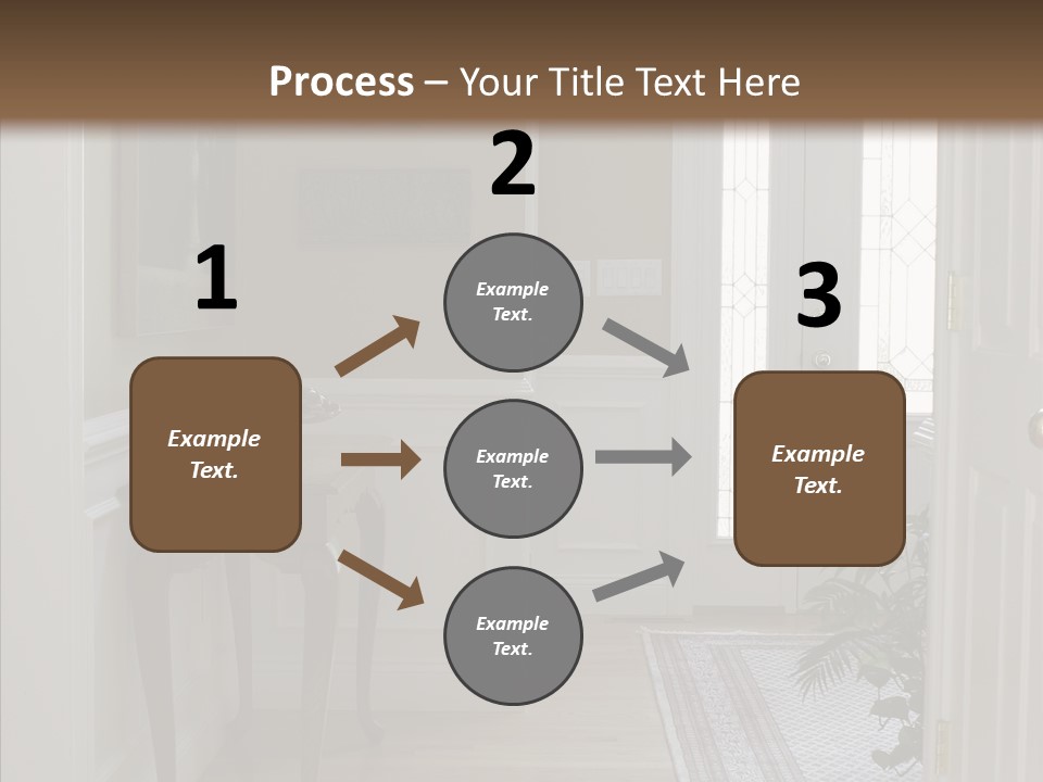 Door Architecture Apartment PowerPoint Template