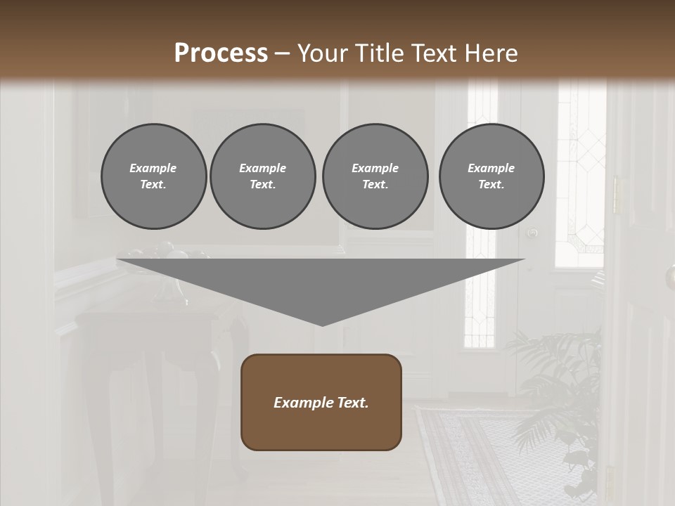 Door Architecture Apartment PowerPoint Template