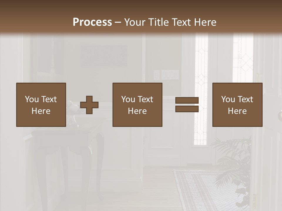 Door Architecture Apartment PowerPoint Template