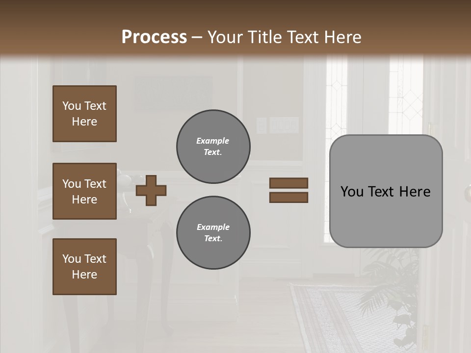 Door Architecture Apartment PowerPoint Template