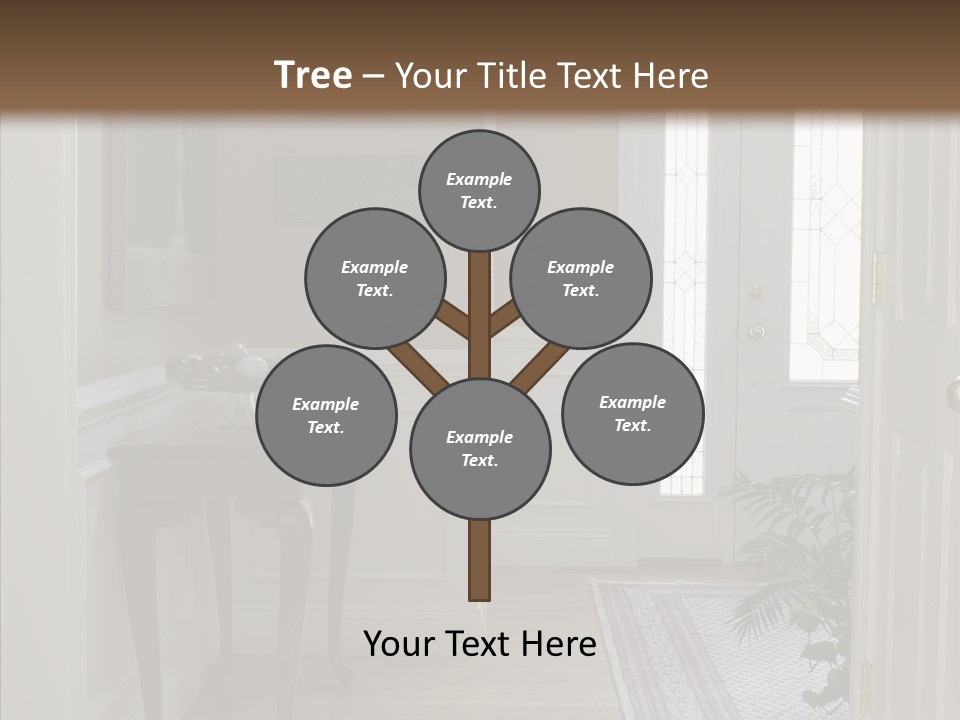 Door Architecture Apartment PowerPoint Template