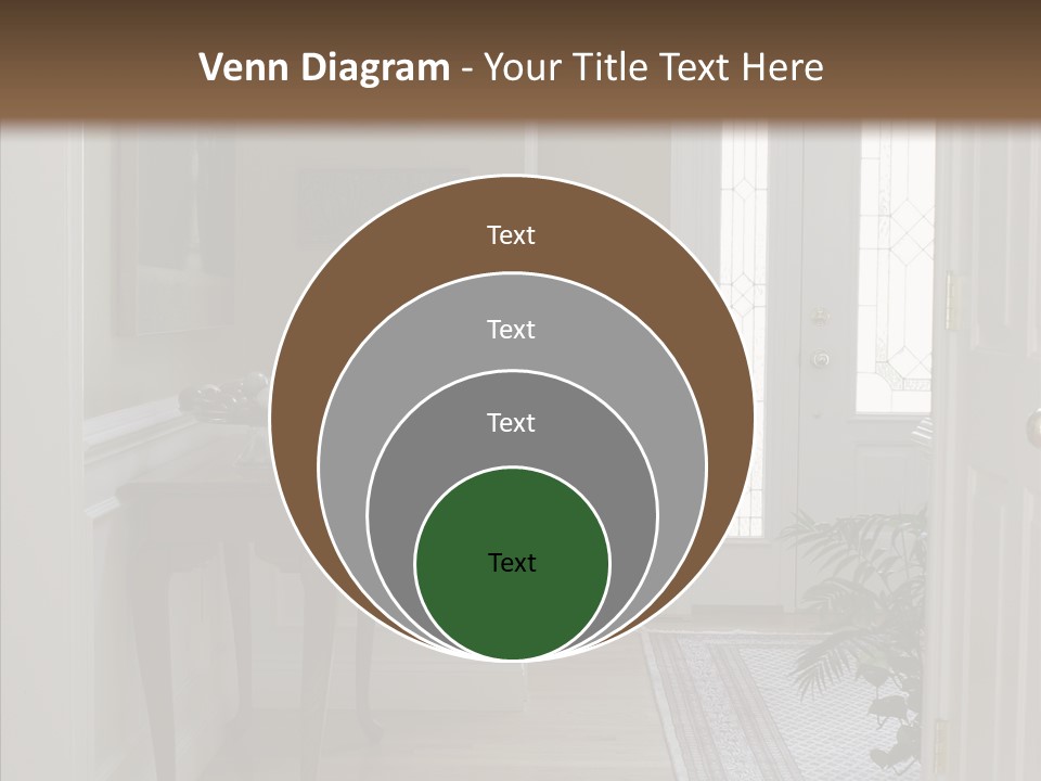 Door Architecture Apartment PowerPoint Template