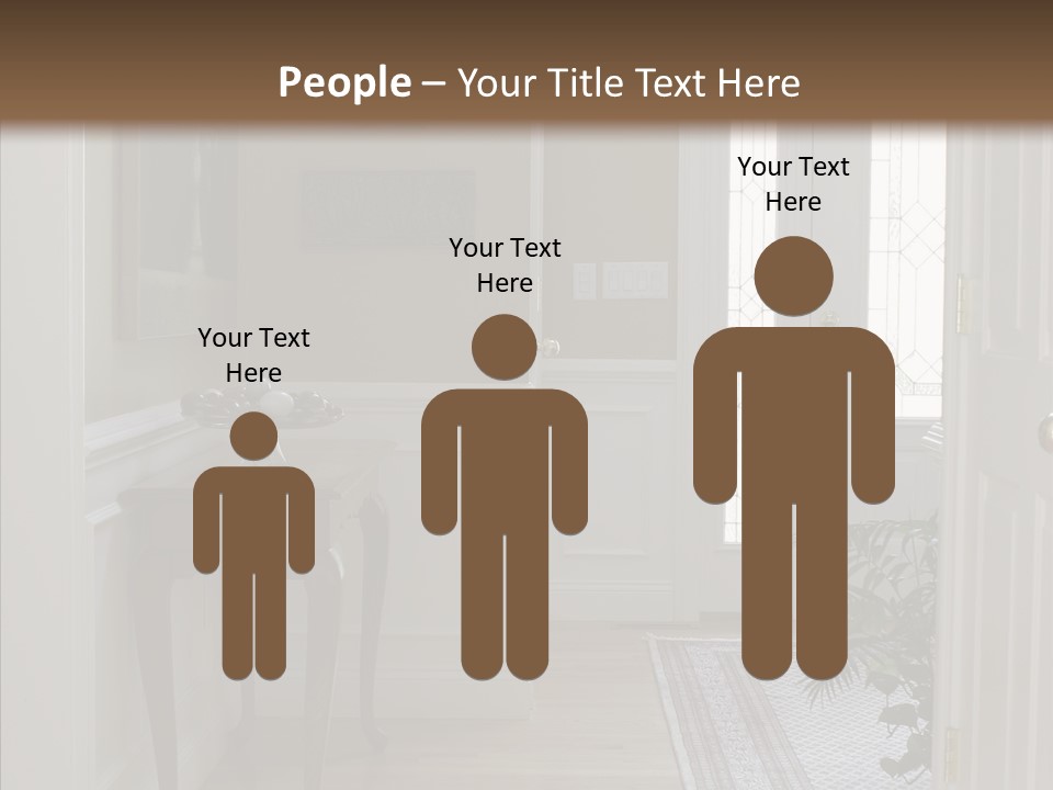 Door Architecture Apartment PowerPoint Template