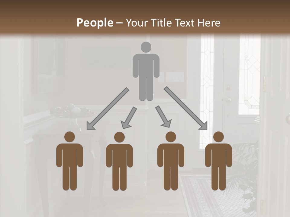 Door Architecture Apartment PowerPoint Template