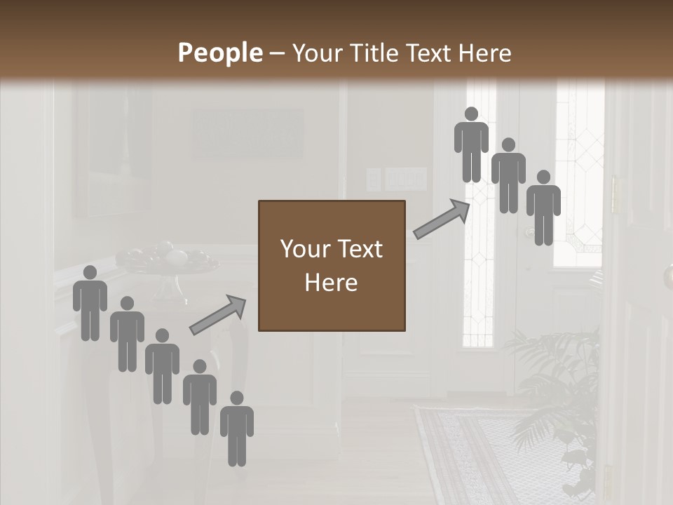 Door Architecture Apartment PowerPoint Template