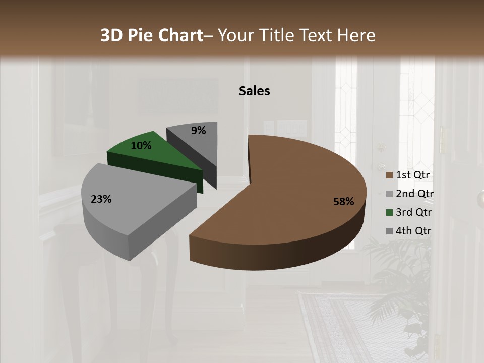 Door Architecture Apartment PowerPoint Template