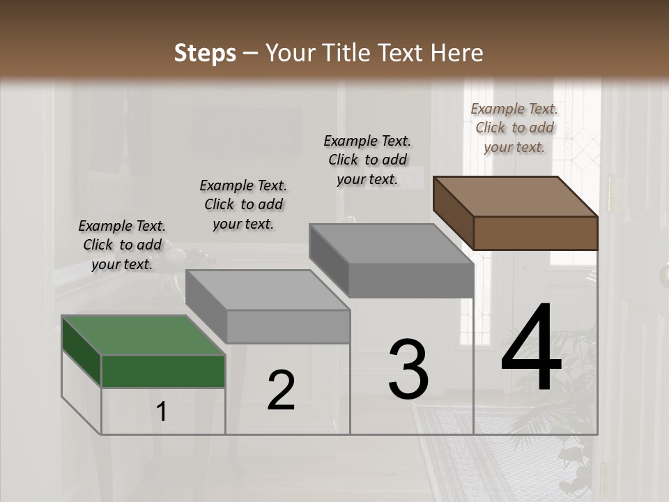 Door Architecture Apartment PowerPoint Template