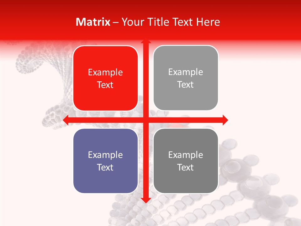 Black Colors Molecule PowerPoint Template