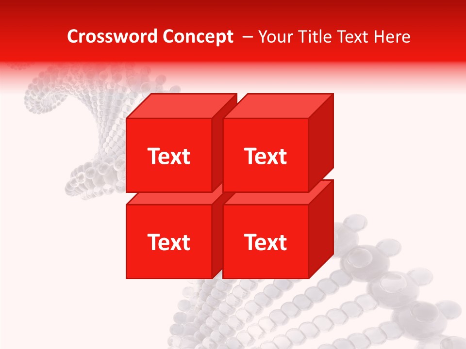 Black Colors Molecule PowerPoint Template