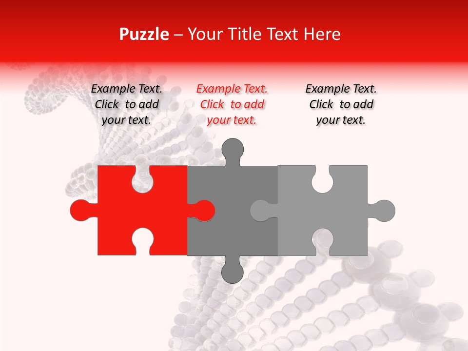 Black Colors Molecule PowerPoint Template