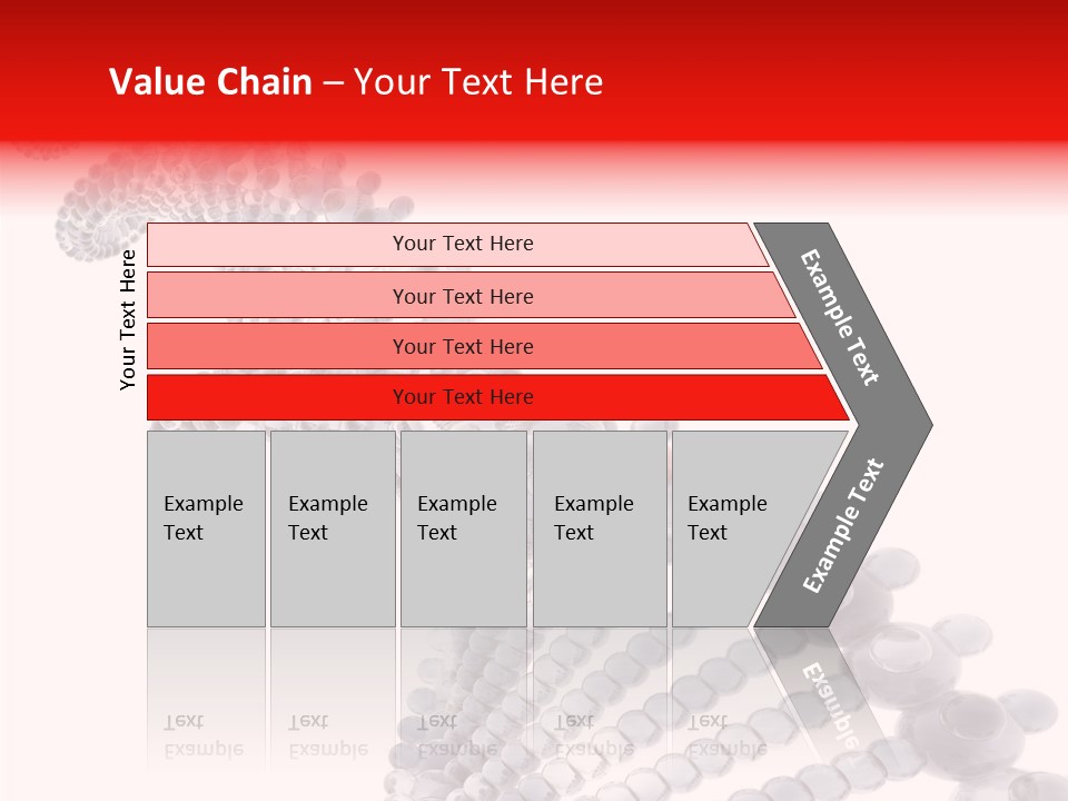 Black Colors Molecule PowerPoint Template