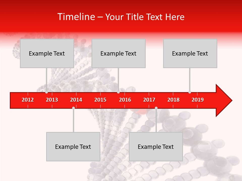 Black Colors Molecule PowerPoint Template