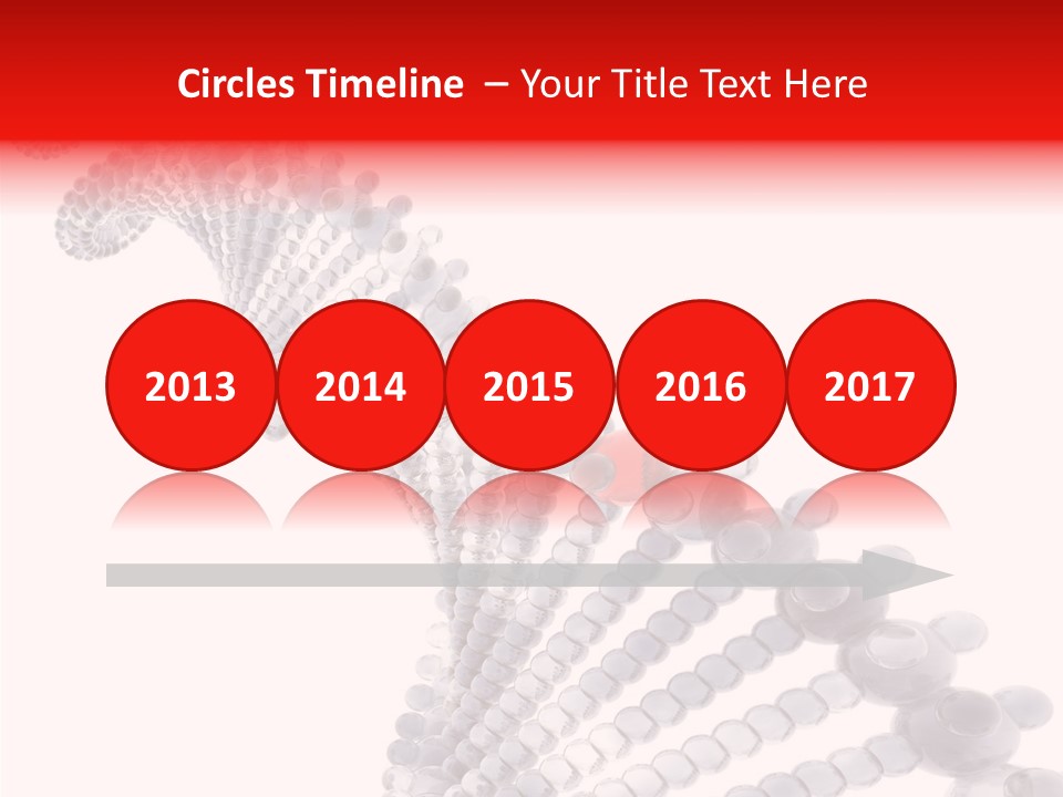 Black Colors Molecule PowerPoint Template