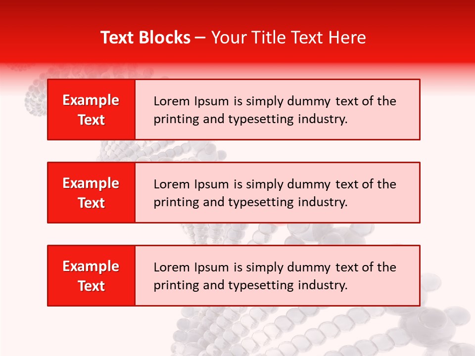 Black Colors Molecule PowerPoint Template