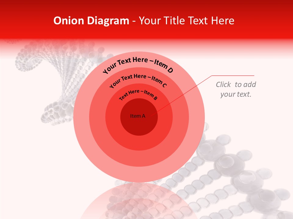 Black Colors Molecule PowerPoint Template