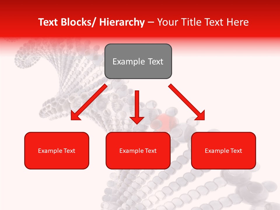Black Colors Molecule PowerPoint Template