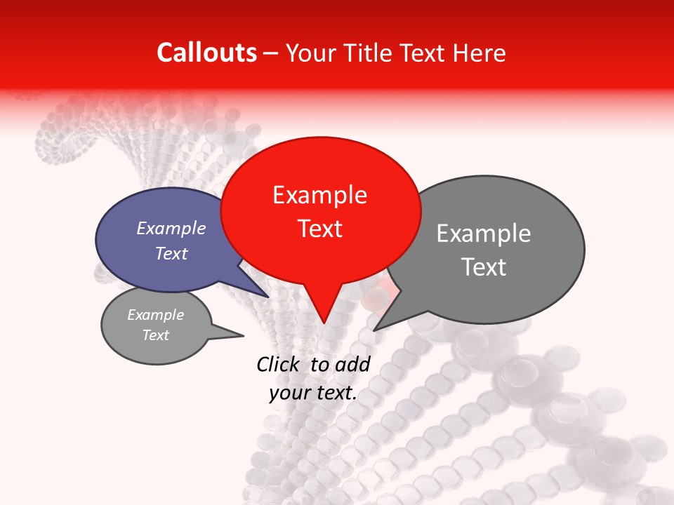 Black Colors Molecule PowerPoint Template