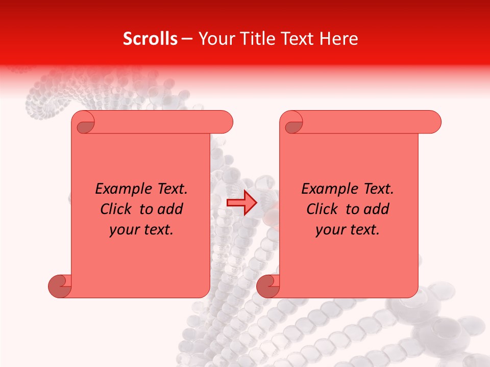 Black Colors Molecule PowerPoint Template