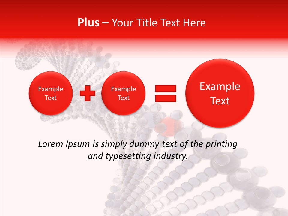 Black Colors Molecule PowerPoint Template