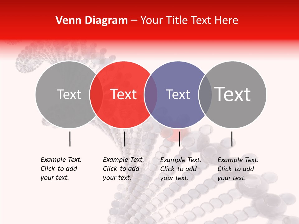 Black Colors Molecule PowerPoint Template
