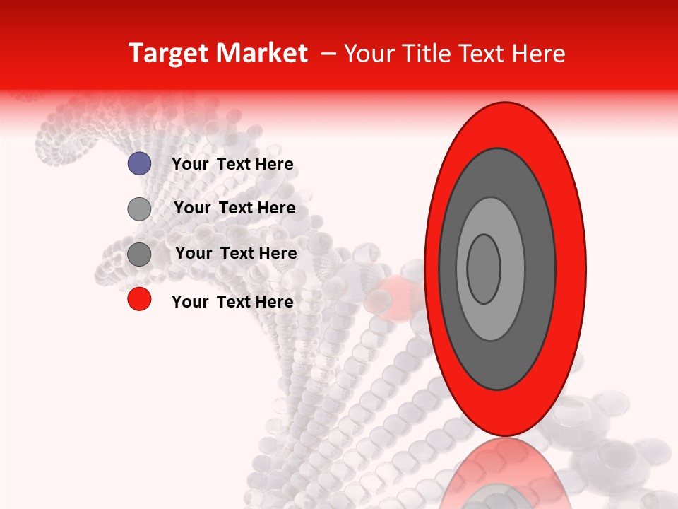 Black Colors Molecule PowerPoint Template