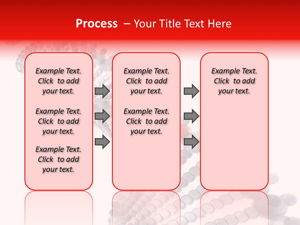 Black Colors Molecule PowerPoint Template