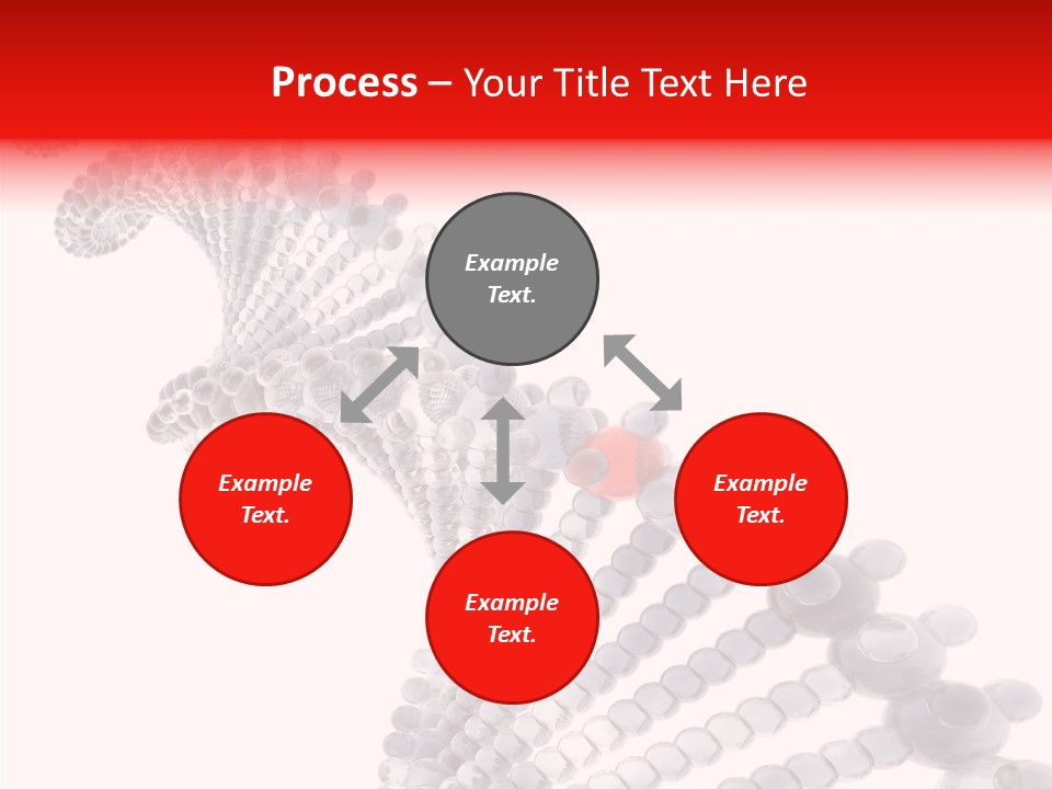 Black Colors Molecule PowerPoint Template