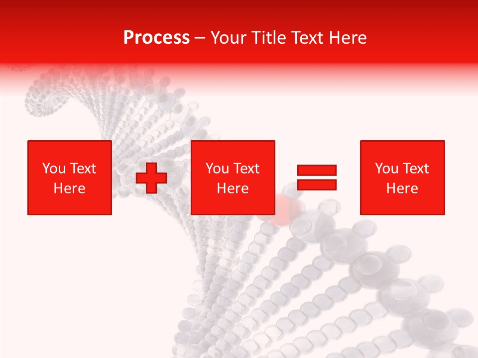Black Colors Molecule PowerPoint Template