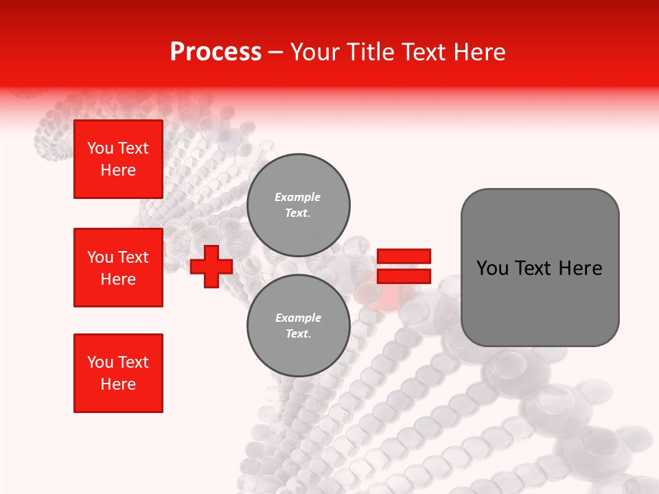 Black Colors Molecule PowerPoint Template