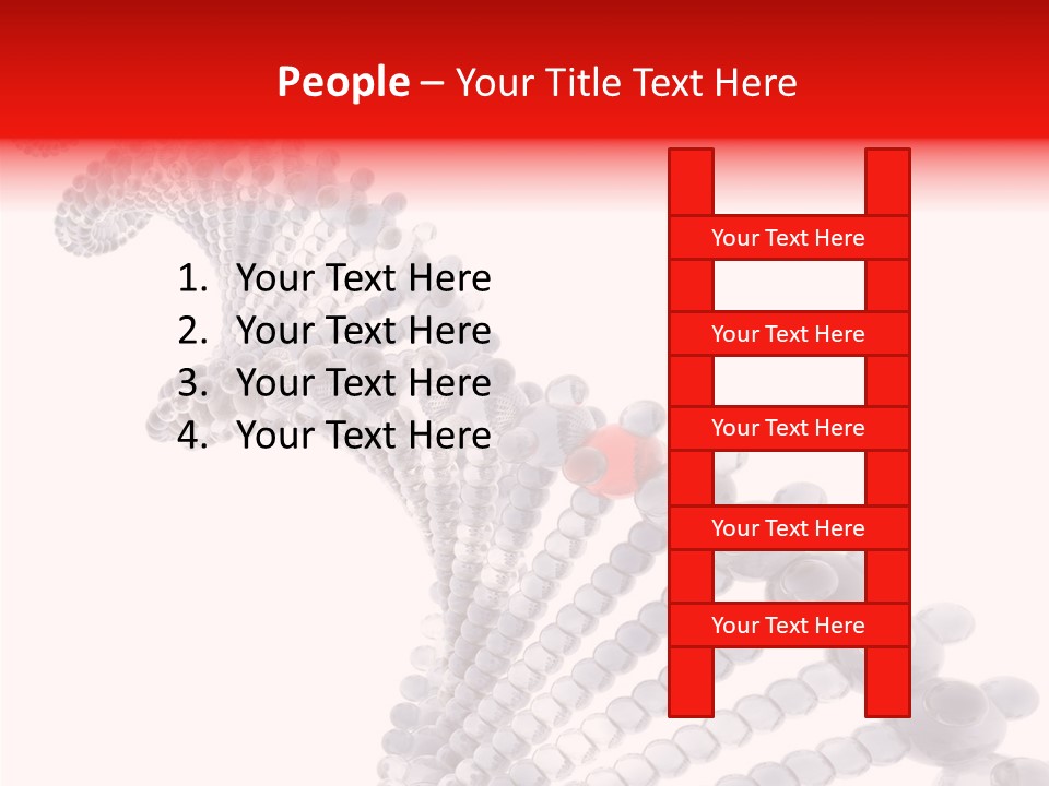 Black Colors Molecule PowerPoint Template