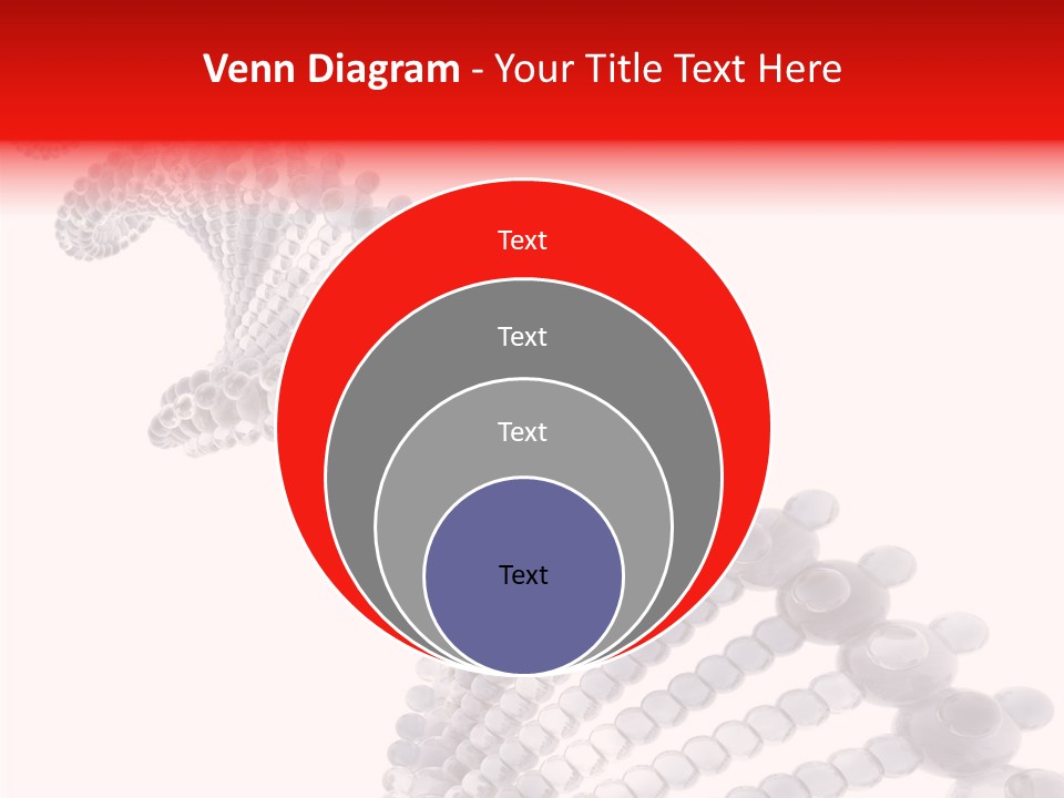 Black Colors Molecule PowerPoint Template